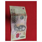 100,000 Vietnamese Dong Polymer Banknote