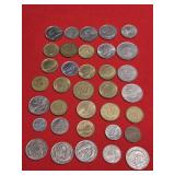 (35) Coins from Singapore, Spain, Finland