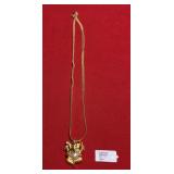 NWT 22-Karat Gold Lord Ganesha Pendant with a