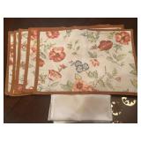 (5) Martha Steward Table Mats & One Napkin