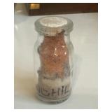 Miniature Souvenir Glass Bottle