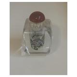 Vintage Chinese Reverse Painted Glass Snuff