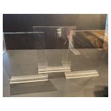 (3) Clear Acrylic Panels 8.5'x11.5'
