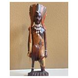 15" African Art  Maasai Warrior Made in Kenya