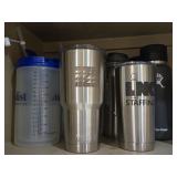 (2) Yeti Tumblers, Hydro Flask & Big Plastic