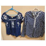 (2) Sz XS/MD J. Crew Tops