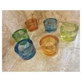 (6) Glass Votive Holders