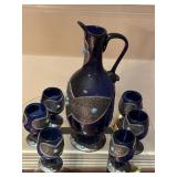 Beautiful Mid Century Cobalt Blue Hand Blown or