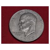 1977-D Eisenhower Dollar Coin featuring the