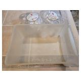 Plastic Drawer w/Plastic Champagne Flutes