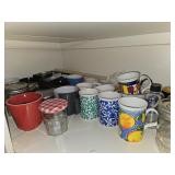 Huge Lot of Coffee Cups & More