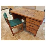 Pine Student Desk & Chair