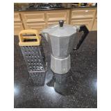 Vintage Aluminum Stove Top Moka Pot