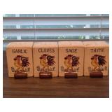 Mid-century Ceramic Rooster Spice Shakers made i