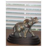 Elephant Figurine with a Raised Trunk and a