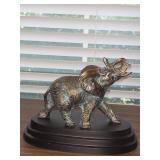 Elephant Figurine with a Raised Trunk and a