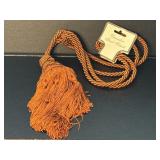 NWT Curtain Tassel Tieback with a Braided Cord