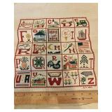 Alphabet Grid Cross Stitch