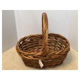 NWT Handwoven Oval Wicker Basket