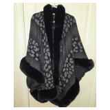 NWT Kathy Ireland Fashion 360 Safari Skies Faux