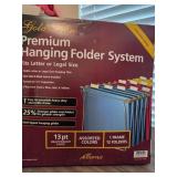 NIB Hanging File Folder System