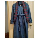 LONDON FOGï¿½ Blue "All Seasons" Trench Coat