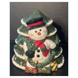 World Bazaars Inc. Christmas Snowman with Tree