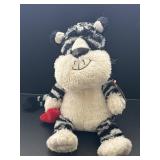 NWT Hallmark Leonardo Plush Cat Black White