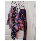 Scarf Hanger w/Scarves & More