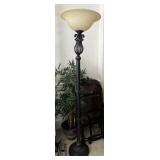 Traditional Style Torchiere 71" Floor Lamp W/An