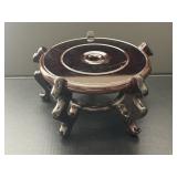 Feng Shui Chinese Wooden Fishbowl Planter Display
