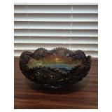 Antique Imperial Glass Iridescent Carnival Glass