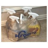 A Bag with Cleaning Supplies