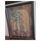 20"ï¿½25" Home Interiors Palm Tree Print by