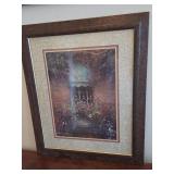 19.5"ï¿½25" Framed Floral Print featuring a Green