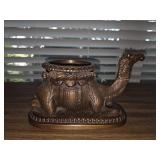 5.5"ï¿½8.25" Vtg Kneeling Camel Candle Pillar
