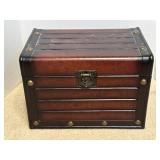 Antique Style Wooden Treasure Chest/Storage Box