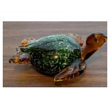 Murano-style Hand-blown Art Glass Sea Turtle