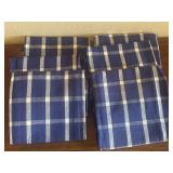 (6) Blue and White Napkins