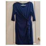 Sz 12 RALPH LAURENï¿½ Purple Strechy Quarter Sleeved