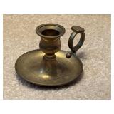 Brass Metal Standing Hand Held Portable Candle