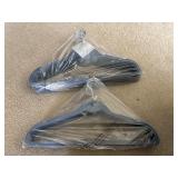 NIP (2) Packs of 15 Each Grey Velvet Hangers
