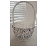 NIB August & Leo Pastel Acrylic Jewel Basket