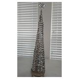 August & Leo 28.5"ï¿½6"  Gold Wire Christmas Tree