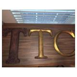 Metal "T", Wooden "T" & Wooden "C"