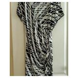 Sz L New York Companyï¿½ Black & White Faux Wrap