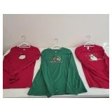(3) NWOT Sz Large X-Mas Shirts