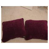 (2) Throw Pillows