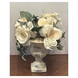 Cream and Ivory Floral Urn Arrangement