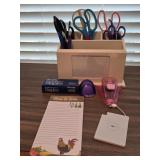 Desk Organizer w/Contents
